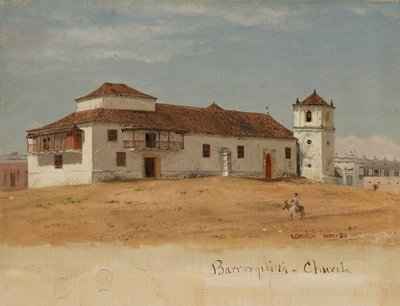 Kolumbien, Baranquilla Kirche von Frederic Edwin Church